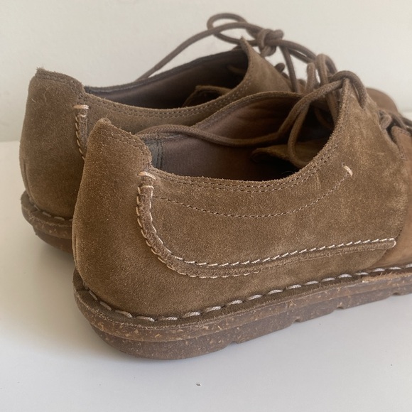Clarks Leather Lace Up Shoes Size 10M Brown Comfort Walking Tamitha Daisy Oxford - Picture 10 of 15